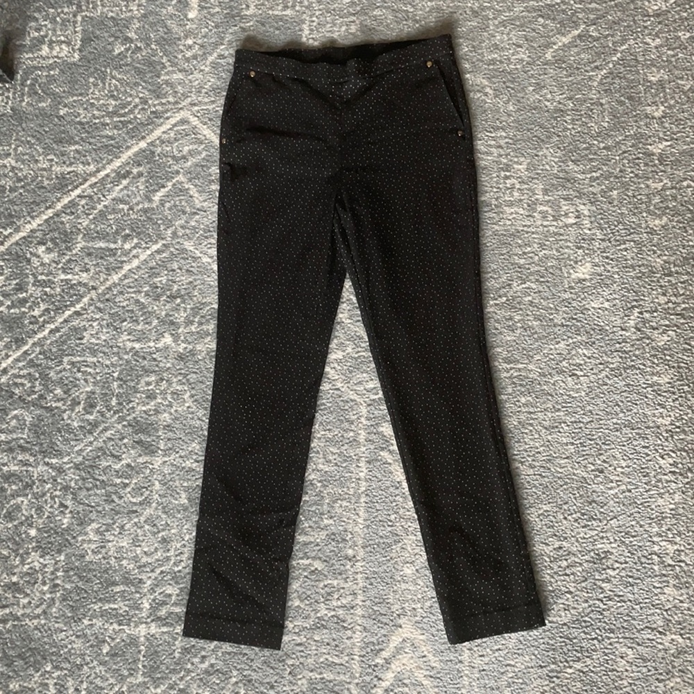 Anne Klein pull up crop pant